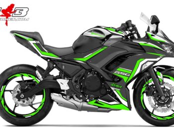 Foliendesign Ninja 650   Lime Green