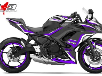 Foliendesign Ninja 650 Manga Violett