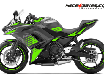 Foliendesign Ninja 650 2026 Limegreen