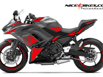 Foliendesign Ninja 650 2026 Racing Red