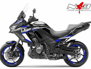 Foliendesign Kawasaki Versys 1000 Bj. 2020 Racing Blue