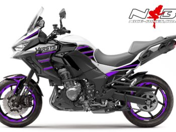 Foliendesign Kawasaki Versys 1000 Bj. 2020 Manga Violett