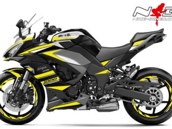 Foliendesign Kawasaki Z1000SX Hornet Yellow