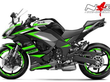 Foliendesign Kawasaki Z1000SX Lime Green