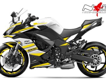 Foliendesign Kawasaki Z1000SX Hornet Yellow
