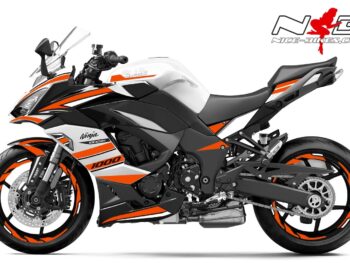 Foliendesign Kawasaki Z1000SX Evil Orange
