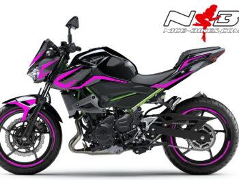Foliendesign Kawasaki Z400 (B.j. 2021) Pretty Pink