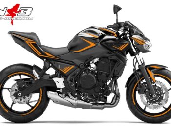 Foliendesign Kawasaki Z650 Bj. 2021 Evil Orange