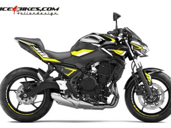 Foliendesign Kawasaki Z650  Hornet Yellow