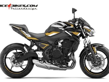 Foliendesign Kawasaki Z650  Olympic Gold