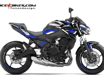 Foliendesign Kawasaki Z650  Racing Blue