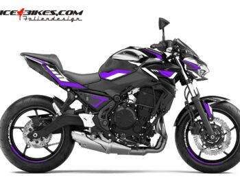 Foliendesign Kawasaki Z650  Manga Violett