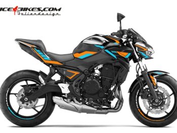 Foliendesign Kawasaki Z650 Gulf Design