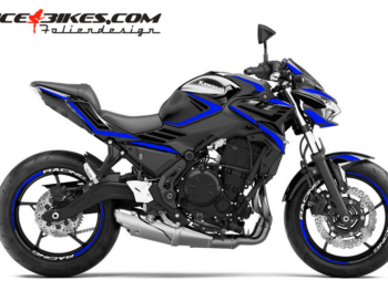 Foliendesign Z650 2025 Racing Blue