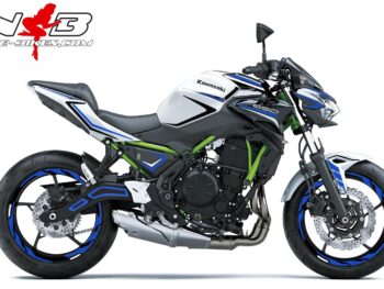 Foliendesign Kawasaki Z650 Bj. 2020 Racing Blue