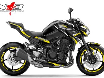 Foliendesign Kawasaki Z900 Bj. 2020 Hornet Yellow
