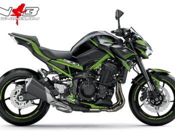 Foliendesign Kawasaki Z900 Bj. 2021-22 Lime Green