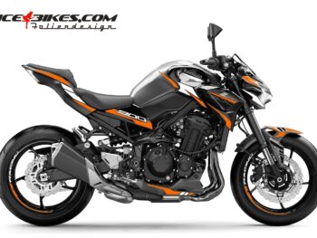 Foliendesign Kawasaki Z900 Evil Orange