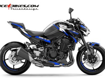 Foliendesign Kawasaki Z900 Racing Blue