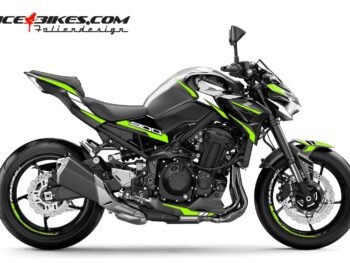 Foliendesign Kawasaki Z900 Limegreen