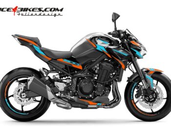 Foliendesign Kawasaki Z900 Gulf Design