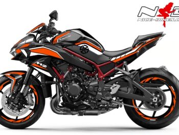 Foliendesign Kawasaki ZH2 Evil Orange