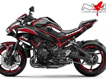 Foliendesign Kawasaki ZH2 Dragon Red