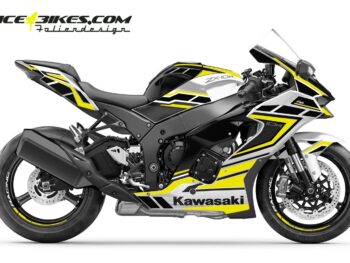 Foliendesign Kawasaki ZX-10R 23 Hornet Yellow