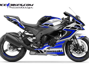 Foliendesign Kawasaki ZX-10R 23 Racing Blue