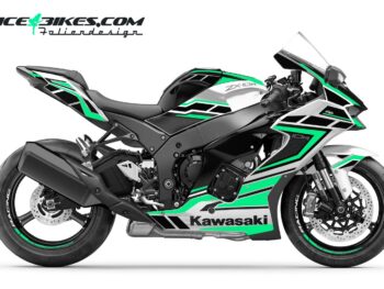 Foliendesign Kawasaki ZX-10R 23 Miami Blue
