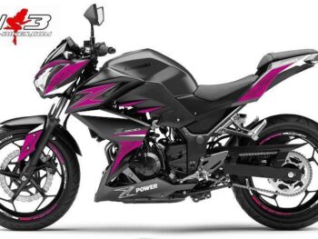 Z300 Power Dekor pink auf schwarzer Maschine