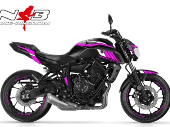 MT07 pink/weiß auf schwarzer Maschine 2018