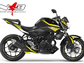 MT03 gelb/weiß auf schwarzer Maschine 2018