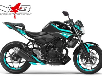 MT03 hellblau weiß auf schwarzer Maschine 2019