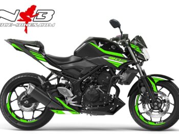 MT03 limegreen weiß auf schwarzer Maschine 2019