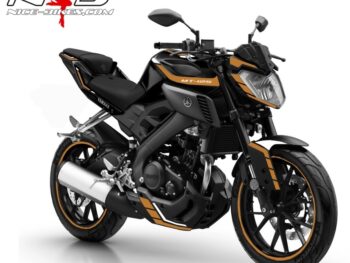 MT125 Gold auf schwarzer Maschine