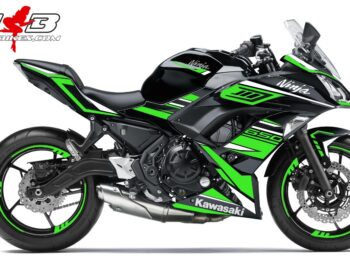 Ninja 650 Dekor limegreen für schwarze Maschine