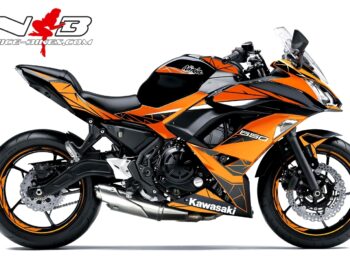 Ninja 650 Special Edition Orange für schwarze Maschine