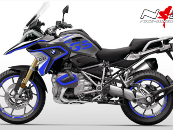 Motorrad Foliendesigns und Dekore - Shop - R1250GS black blau BMW GS Edition blau auf Blackstorm metallic Maschine 2019/20