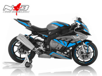 Dekorsatz S1000RR EDITION hellblau auf schwarz/grauer Maschine 2017-18