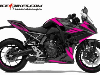 Foliendesign Suzuki GSX-8R Pretty Pink