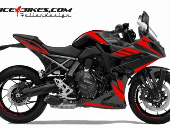 Foliendesign Suzuki GSX-8R Racing Red