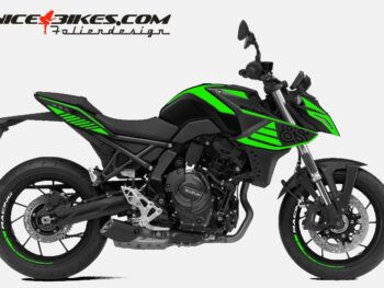 Motorrad Foliendesigns und Dekore - Shop - S.GSX8S.24.064 Limegreen Foliendesign Suzuki GSX-8S 24 Limegreen