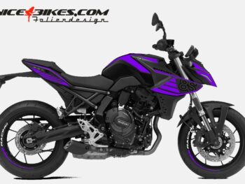 Motorrad Foliendesigns und Dekore - Shop - S.GSX8S.24.080 Manga Violett Foliendesign Suzuki GSX-8S 24 Manga Violett