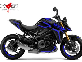 Motorrad Foliendesigns und Dekore - Shop - S.GSXS1 .22.057 Racing Blue Foliendesign GSX-S1000 Racing Blue