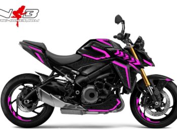 Motorrad Foliendesigns und Dekore - Shop - S.GSXS1 .22.077 Pretty Pink Foliendesign GSX-S1000 Pretty Pink