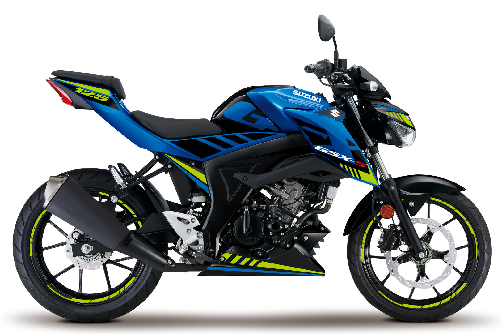 Motorrad Foliendesigns und Dekore - GSX-S125 B.j. 2021 Racing Yellow - S.S125.21.B.600 Racing Yellow GSX-S125 B.j. 2021 Racing Yellow