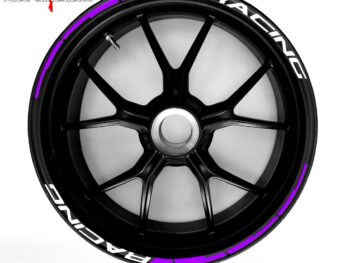 Motorrad Foliendesigns und Dekore - Shop - SP.Racing.23.080 Manga Violett Felgendekor SPEED RACING Manga Violett