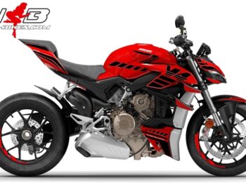 Foliendesign DUCATI Streetfighter ab 2021 SPEED Magic Black