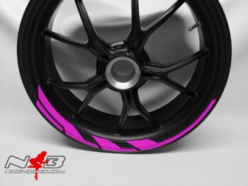 Motorrad Foliendesigns und Dekore - Shop - SPEED pink Poseidon Felgendekor pink